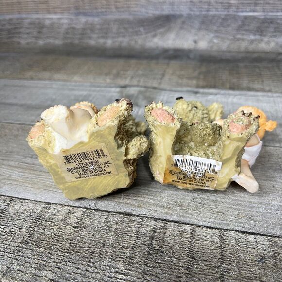 Baby Bear Figurines Holiday Animal Decor Figures Set of 2 - Picture 3 of 9